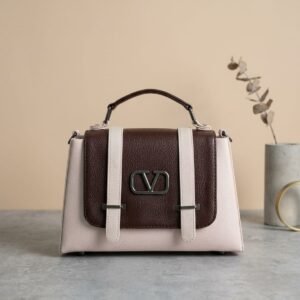 Dual Tone Luxe Satchel