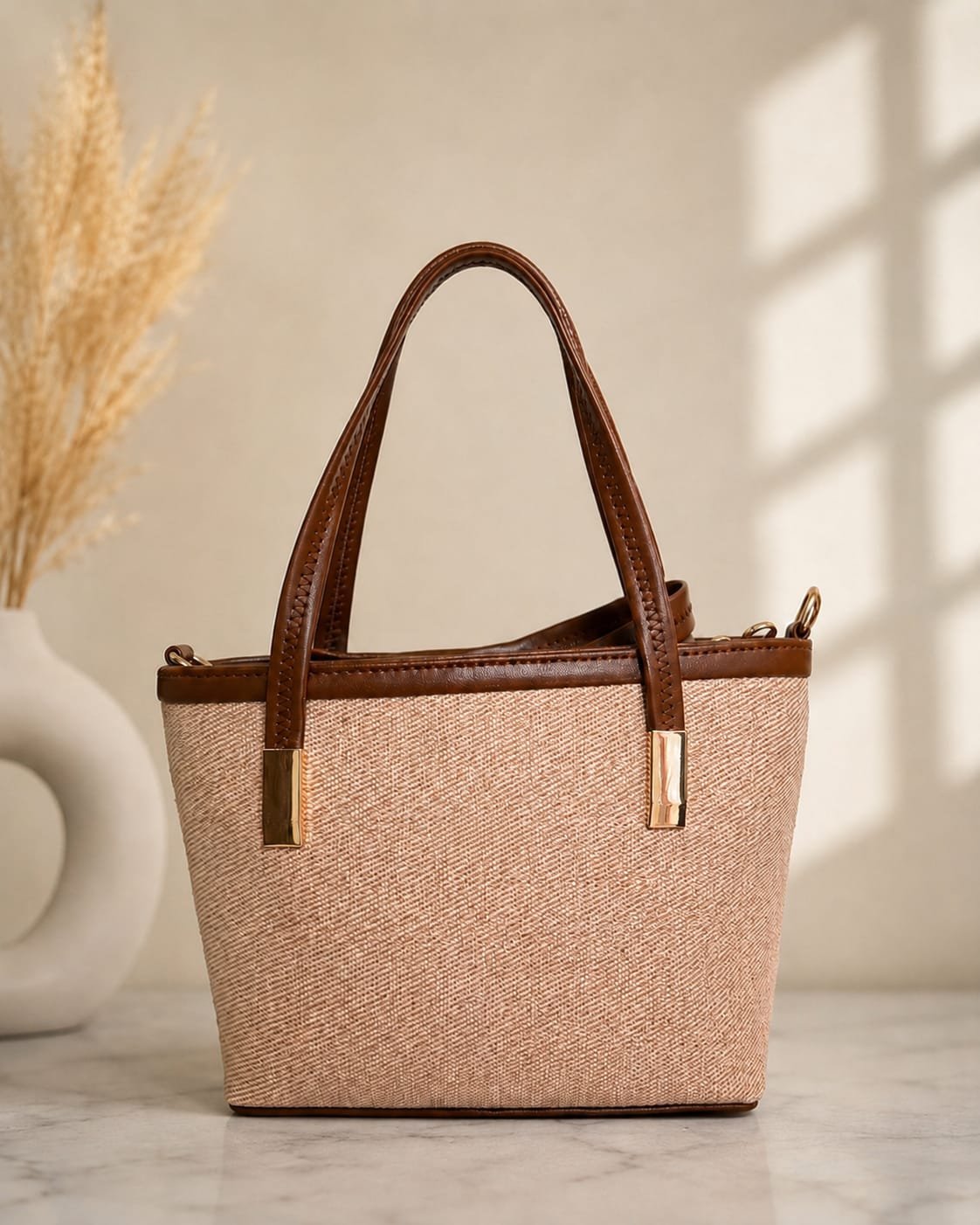 Beige Luxe Everyday Tote - Image 2