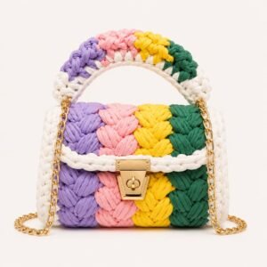 Pastel Rainbow Handmade Bag